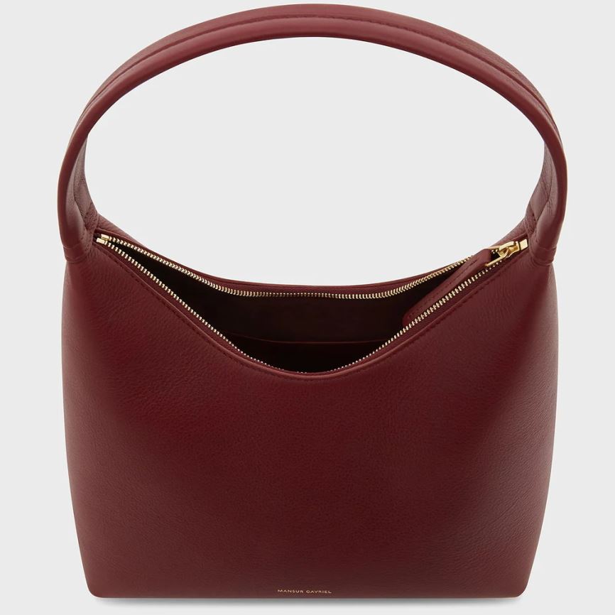 Women's Mansur Gavriel Soft Candy Shoulder Bags Burgundy | AU 8M71VP